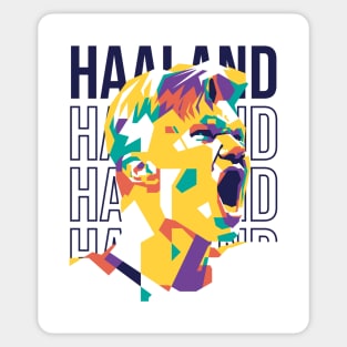 Erling Haaland Pop Art 1 Sticker